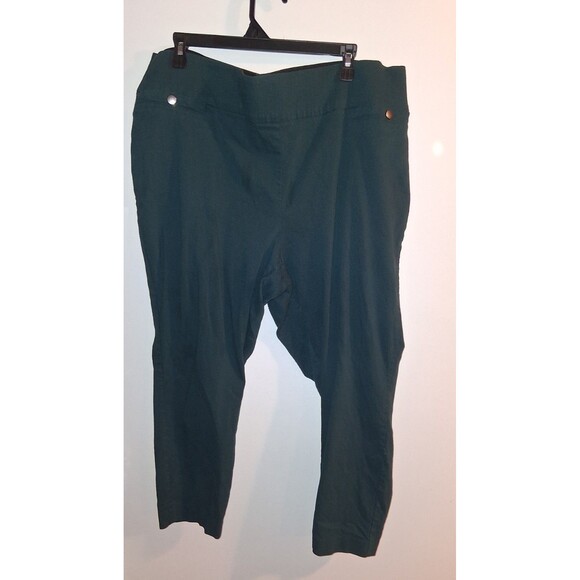 Maurices Green Taper Pull-on Pants Sz 22W - Picture 1 of 2